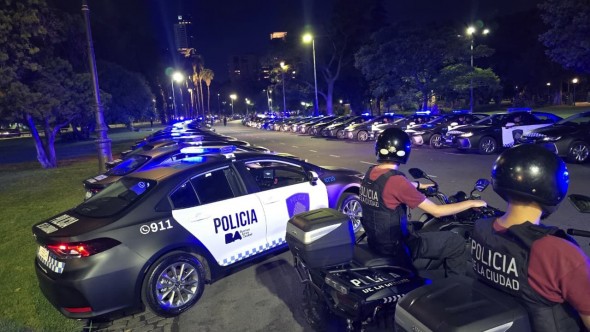 La Ciudad refuerza la seguridad nocturna con más patrulleros y policías en zonas de mayor movimiento