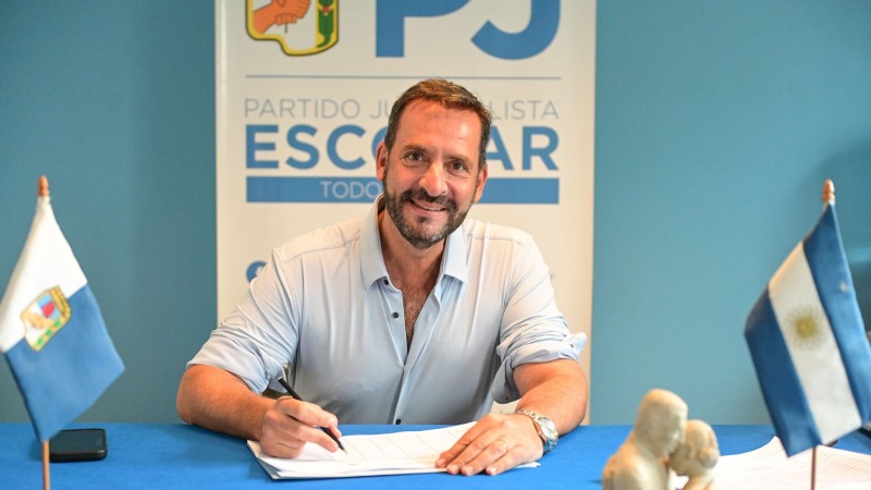 Ariel Sujarchuk armó una lista de unidad y seguirá como presidente del PJ Escobar