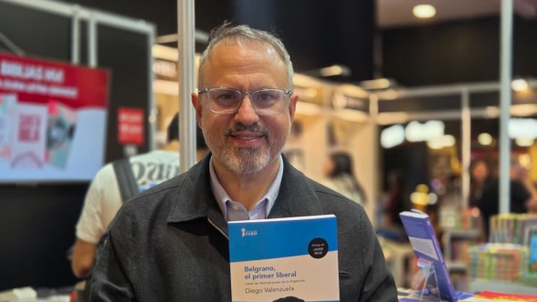 Con prólogo de Milei, Valenzuela presentará "Belgrano, el primer liberal" en la Feria del Libro