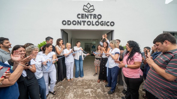 Mariel Fernández inauguró el Centro Odontológico en el CIC La Bibiana