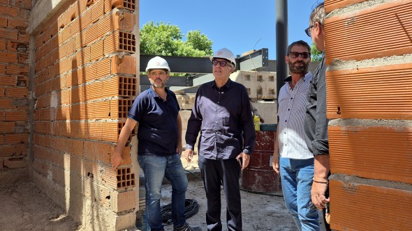 Cultura: avanza la construcción del futuro Teatro Municipal de El Talar