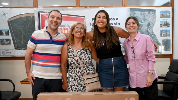 El programa "Si Cumplís, Ganás" del Municipio de Tigre premió a vecinos por abonar en tiempo y forma con sus tasas municipales