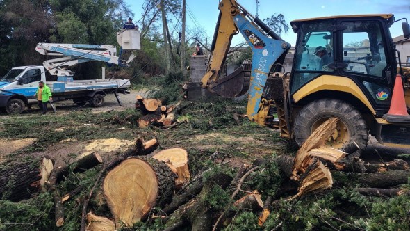 Temporal en Escobar: más de 1500 agentes trabajan para restablecer servicios tras fuertes vientos